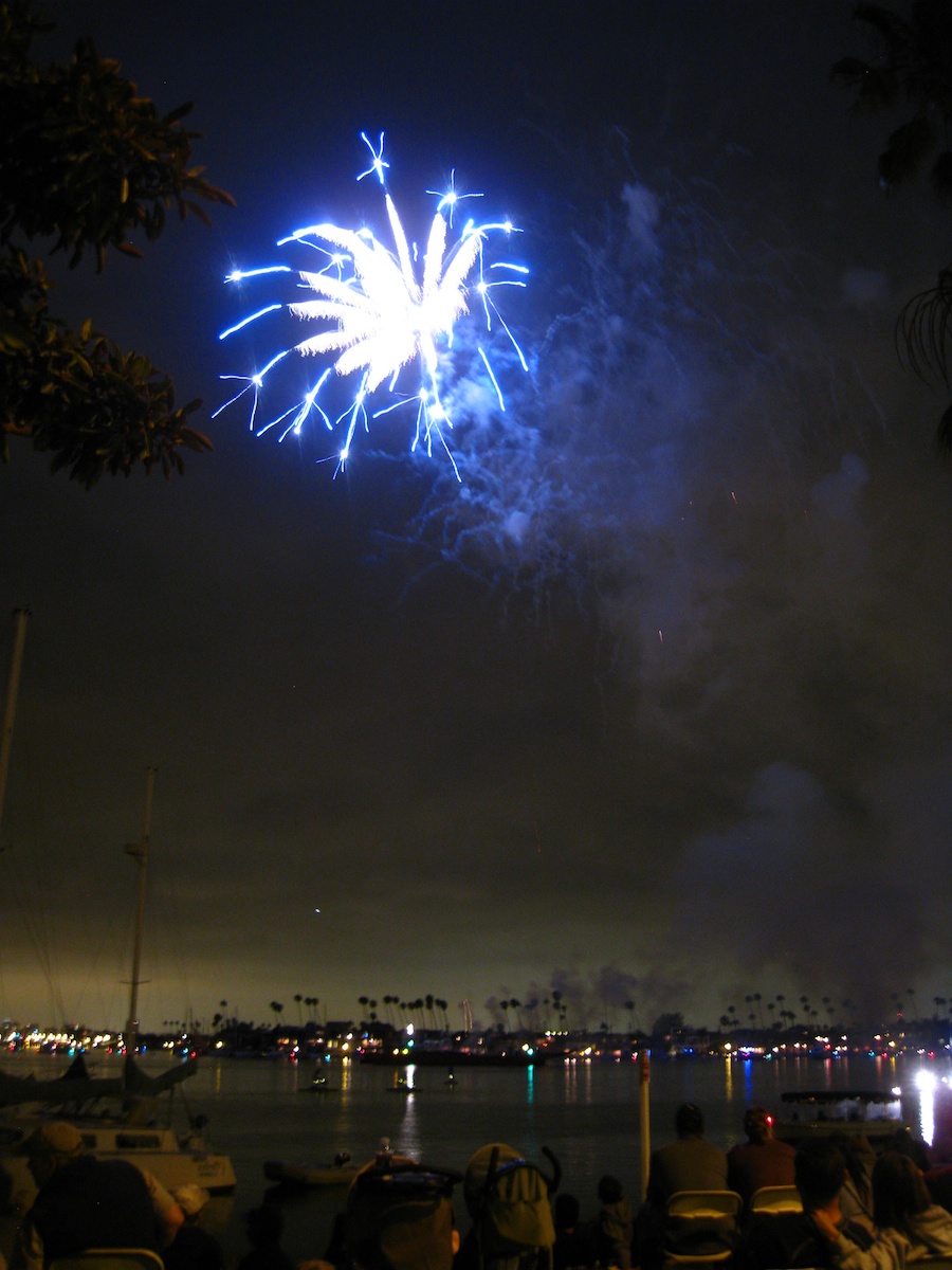 Fireworks at McKenns On The Bay July 3rd 2012