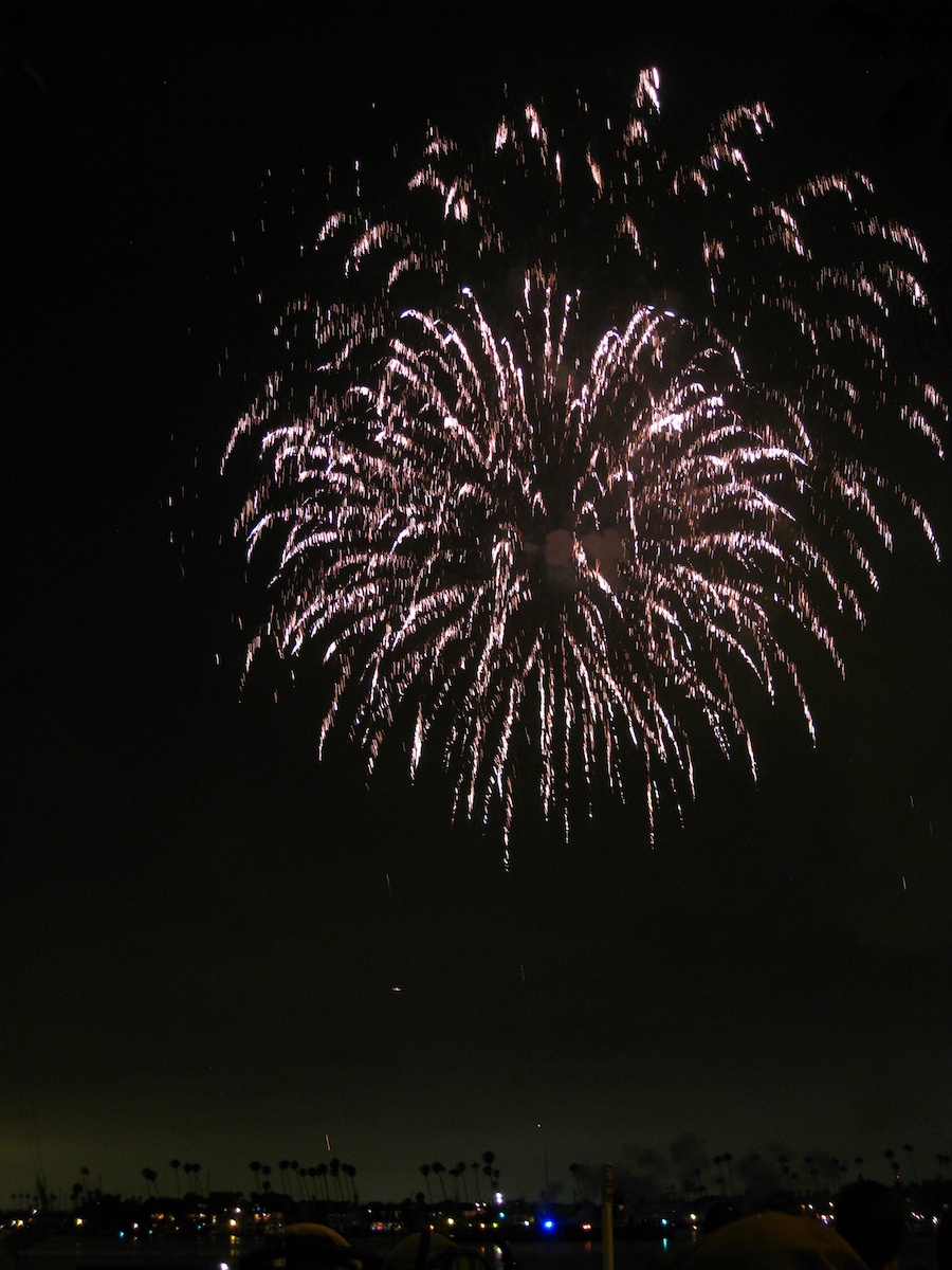 Fireworks at McKenns On The Bay July 3rd 2012