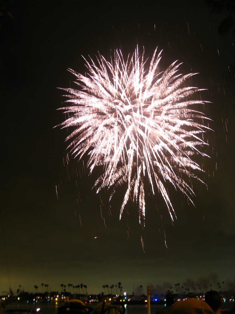 Fireworks at McKenns On The Bay July 3rd 2012