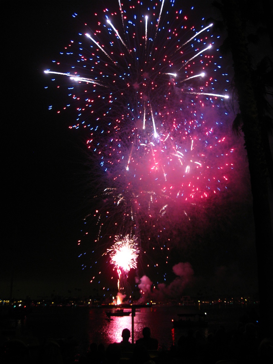 Fireworks at McKenns On The Bay July 3rd 2012
