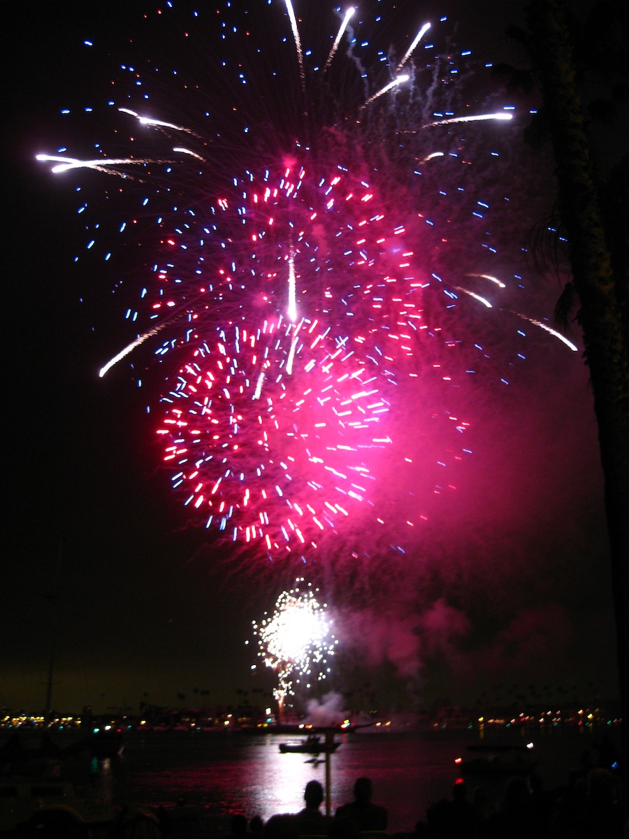 Fireworks at McKenns On The Bay July 3rd 2012