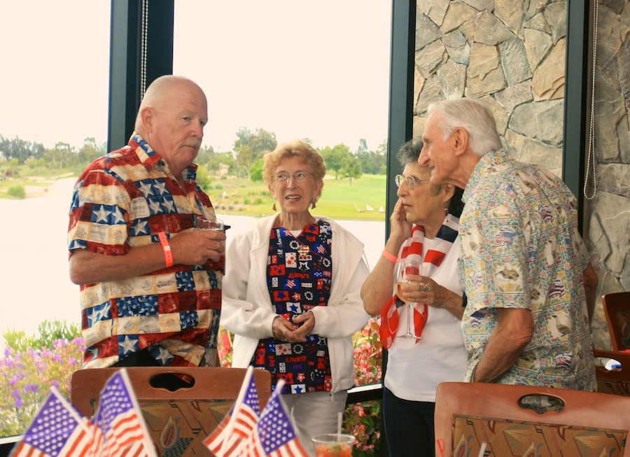 Arriving at  Old Ranch for the celebration for our countriy's  birthday