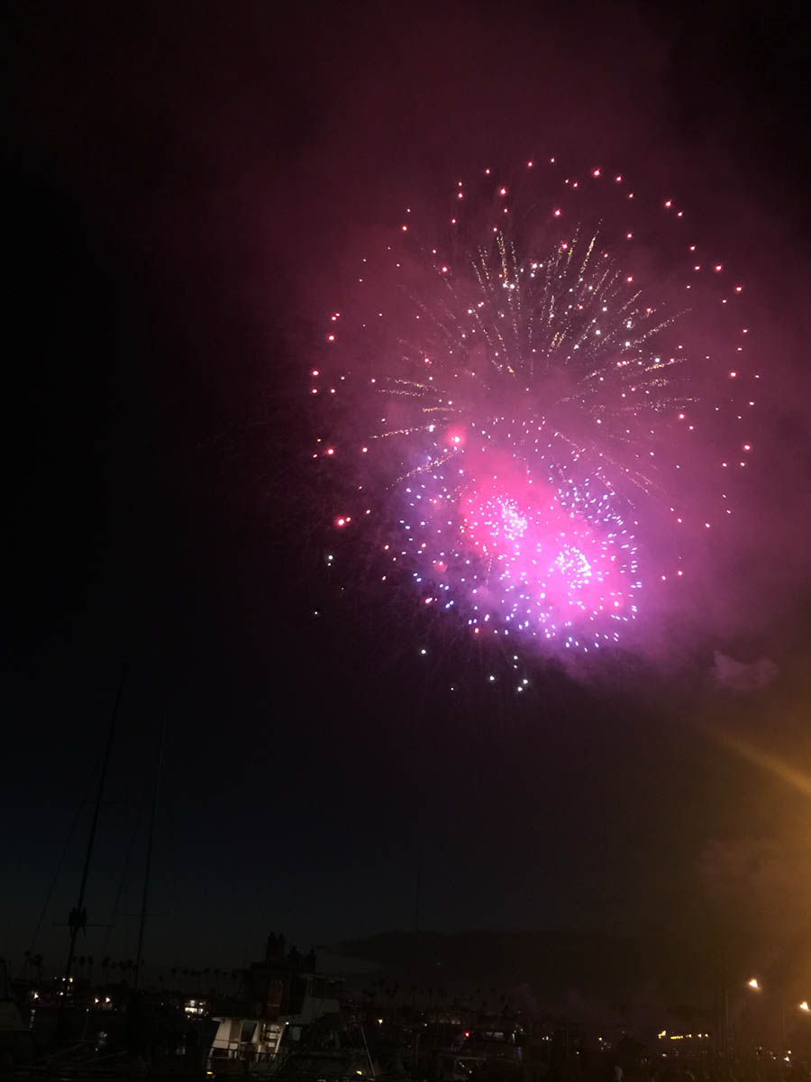 Fireworks at Malarkeys on July 3rd 2015