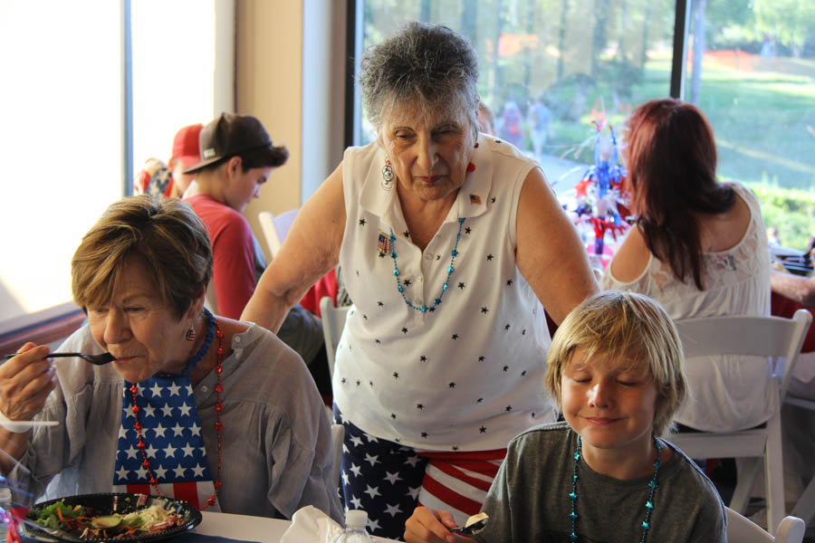 Enjoying friends and family at the Old Ranch Independence Day celebration 7/2/2017