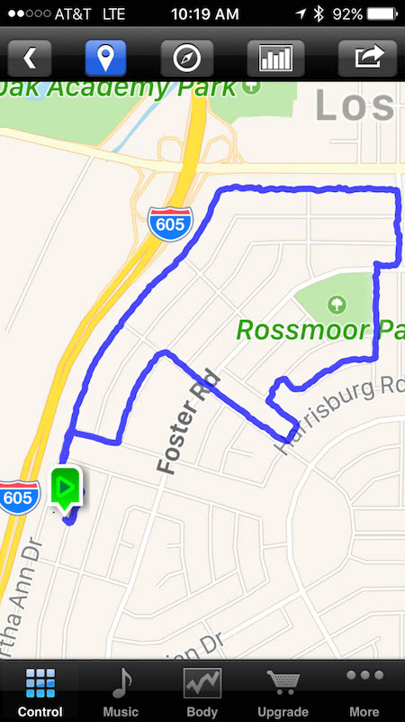 Walking in Rossmoor in October 2016