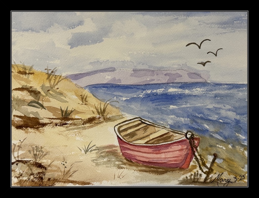 Mary's watercolor efforts