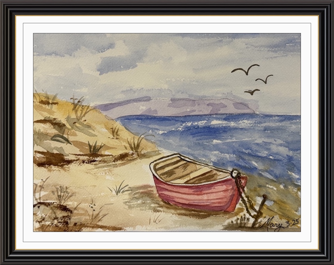 Mary's watercolor efforts