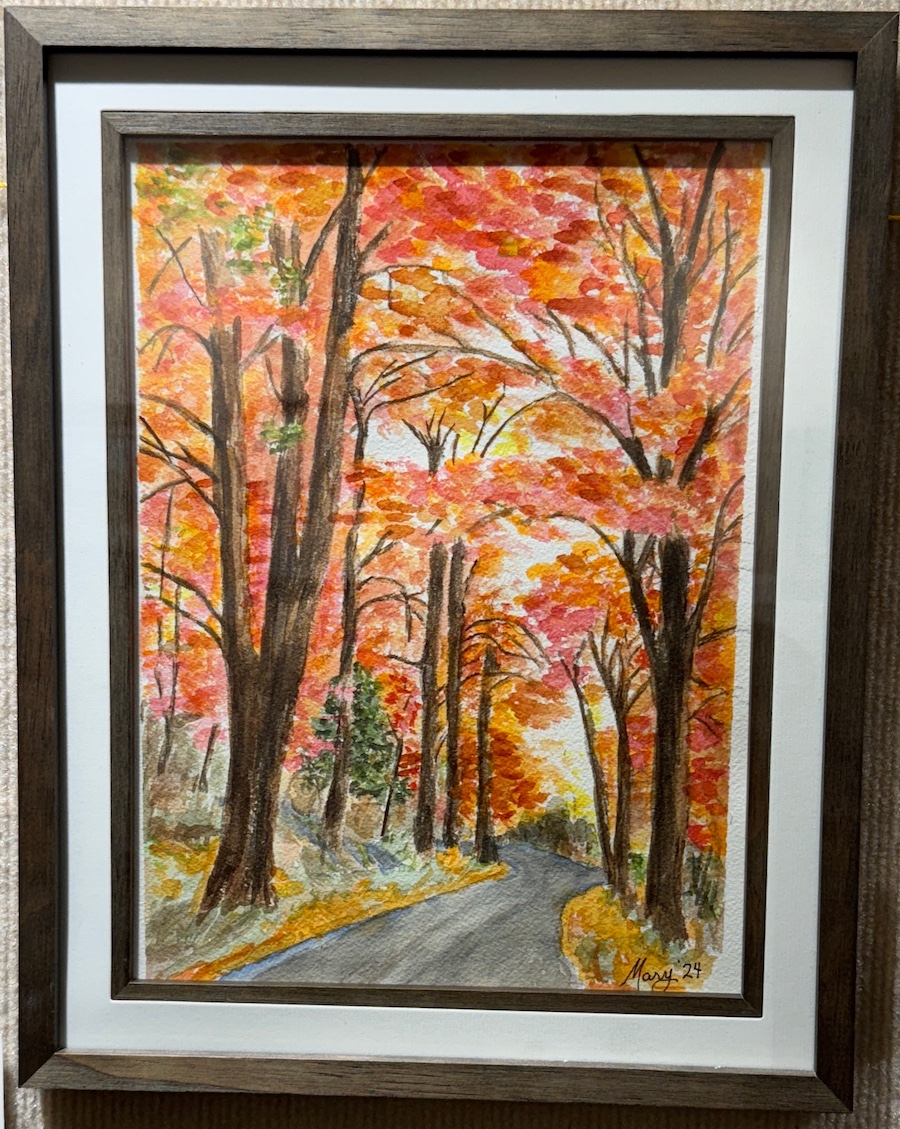 Mary's watercolor efforts