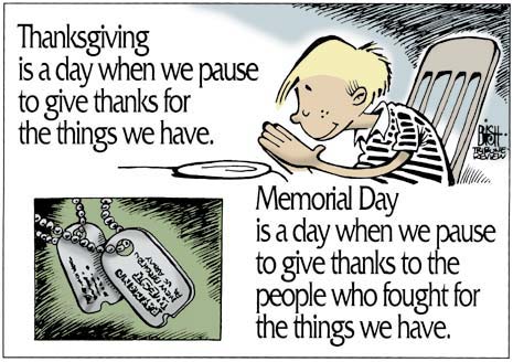 Memorial Day Considerations