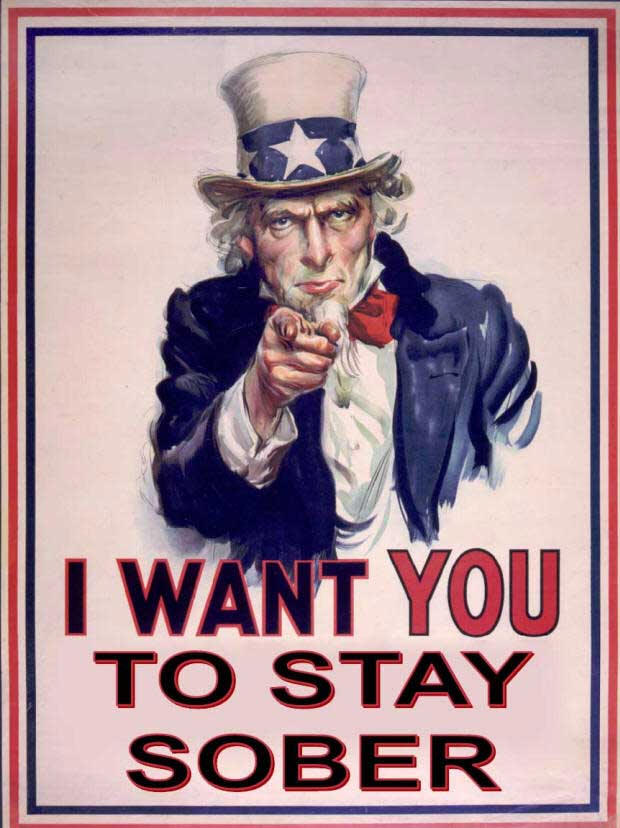 Uncle Sam says stay sober
