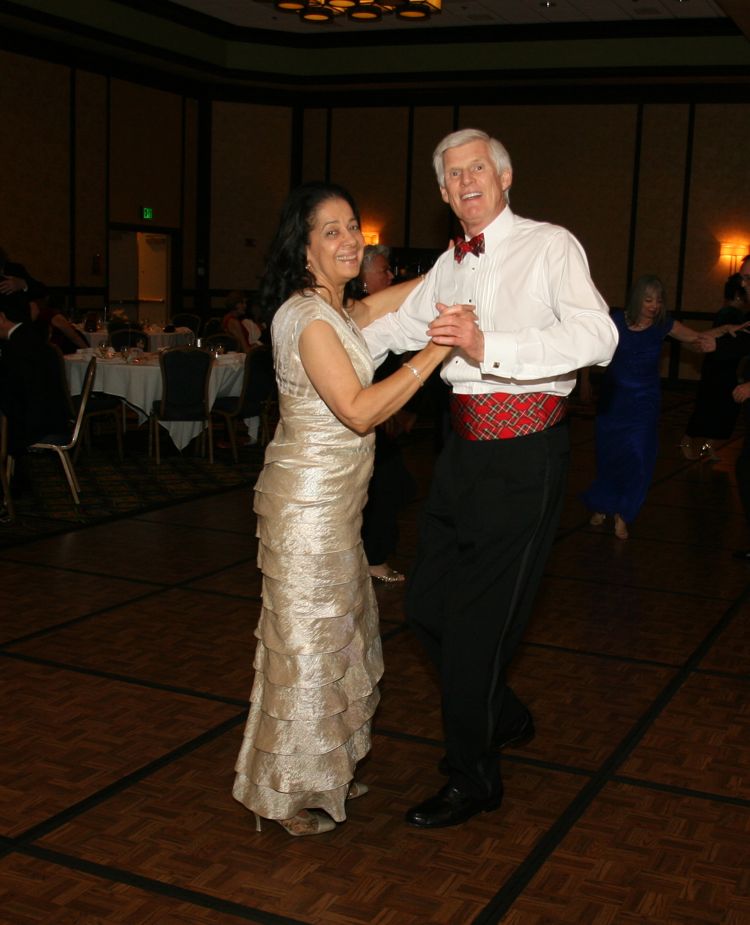 Dancing at the Snow Ball with the Nightlighters