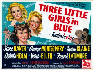 Three Little Girls In Blue