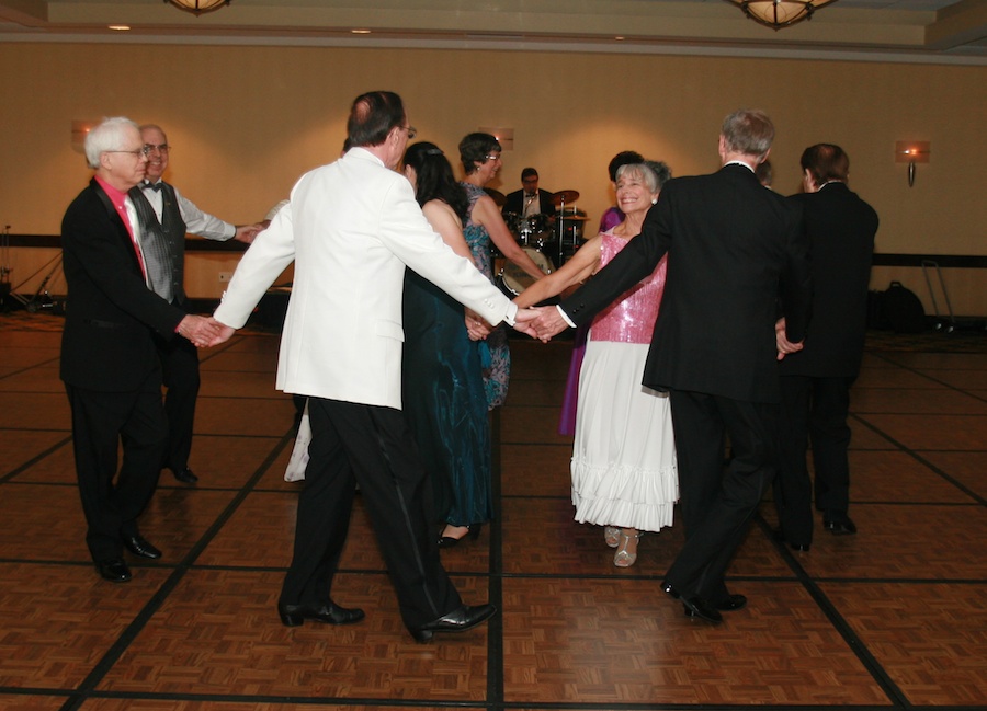 Post dinner dancing at the 2012 Nightlighters Rose Ball