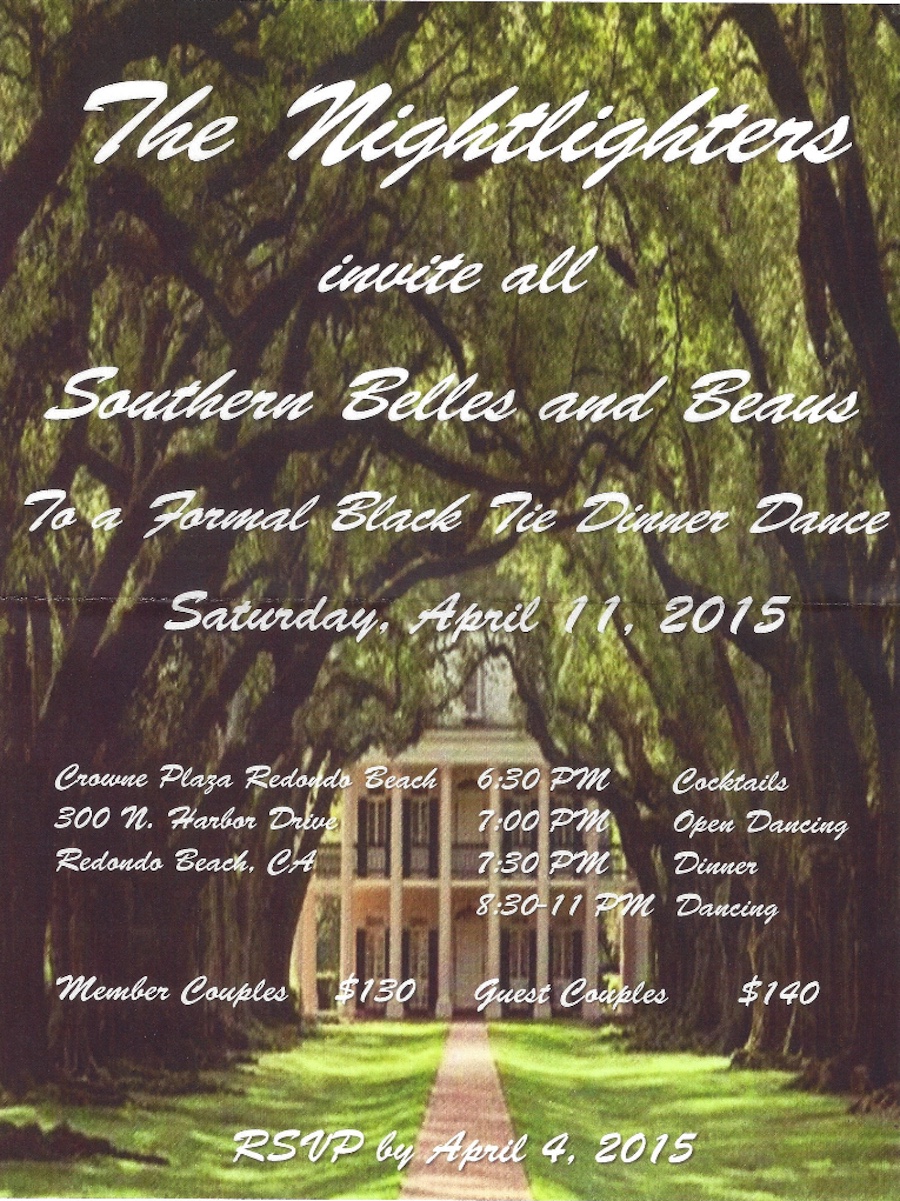 Nightlighters Belles And Beaus Dance April 11th 2015