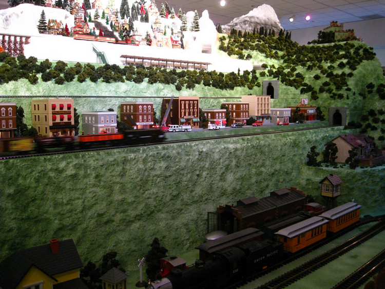 Nixon Library Trains Display 1/8/2010