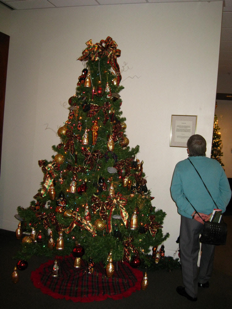 Nixon library Christmas trees 1/8/2010