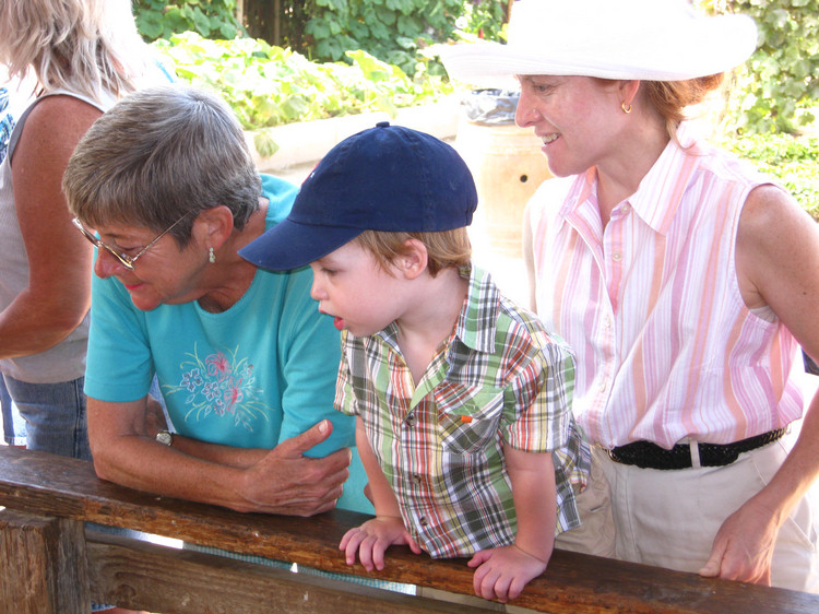 OC Fari With Theo and Michele  July 29 2009