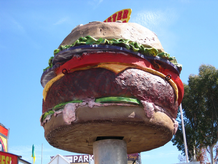 At the fair on opening day