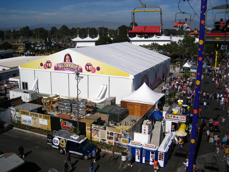 At the fair on opening day