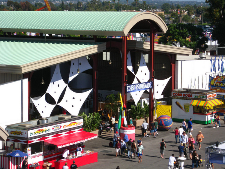 At the fair on opening day