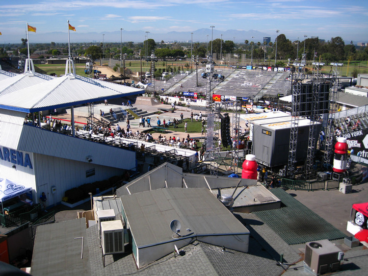 At the fair on opening day