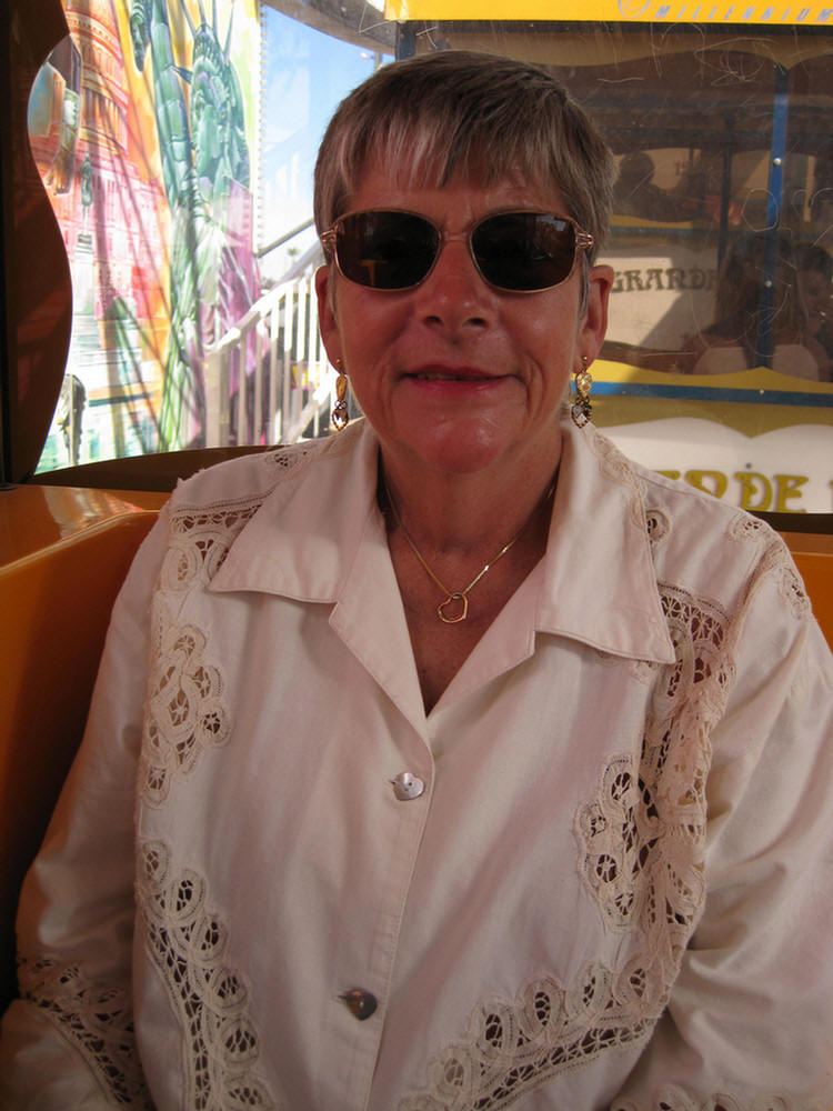 At the fair on opening day