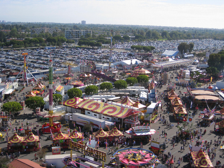 At the fair on opening day