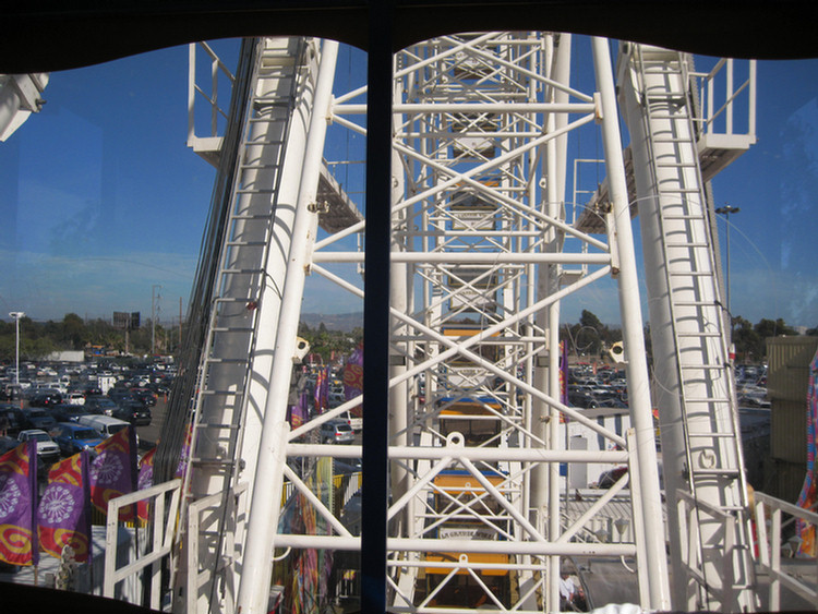 At the fair on opening day