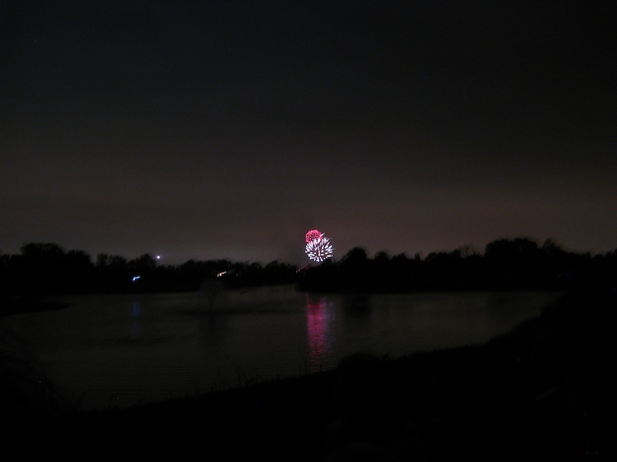 Post dinner fireworks show at ORCC