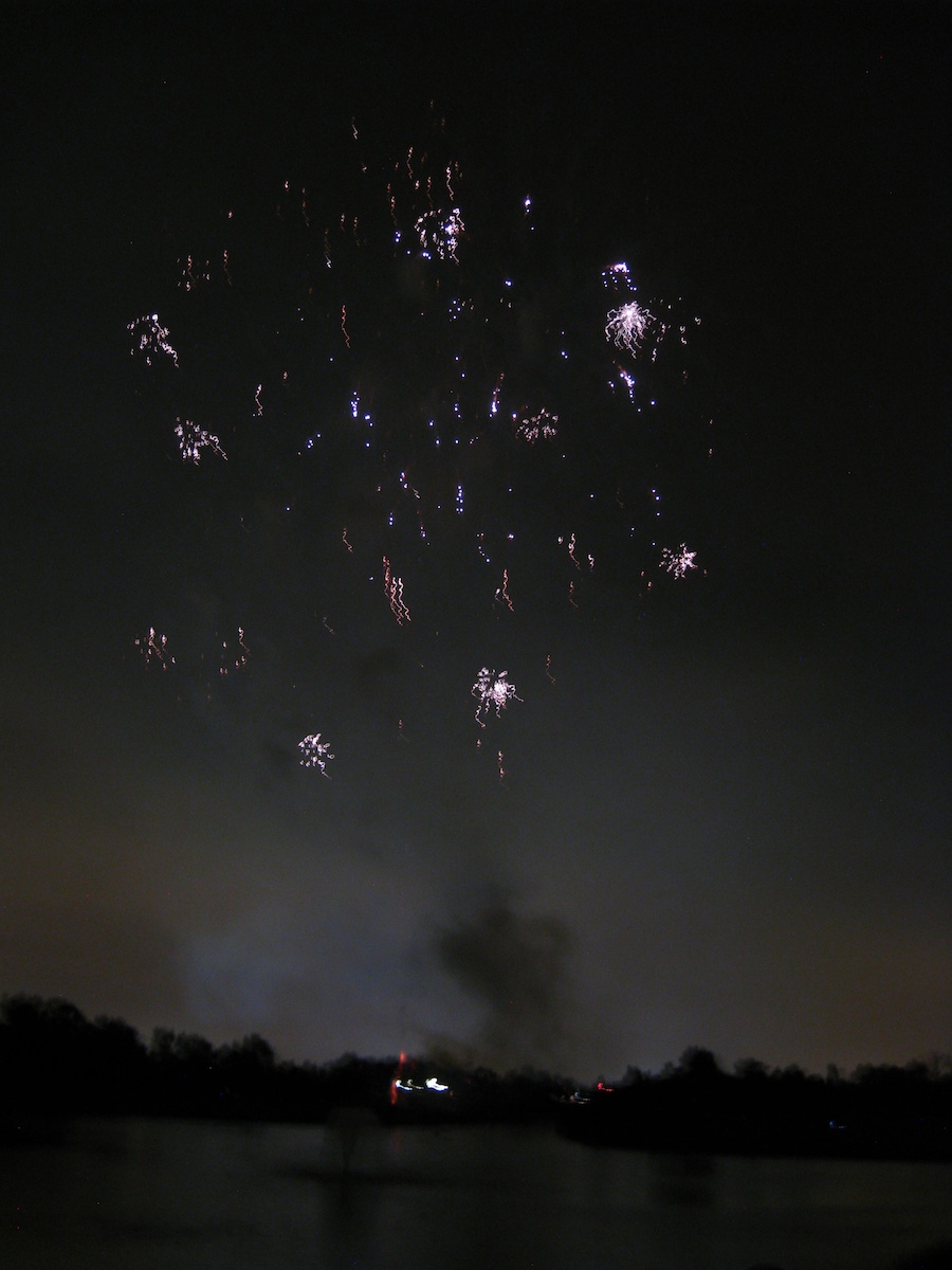 Post dinner fireworks show at ORCC