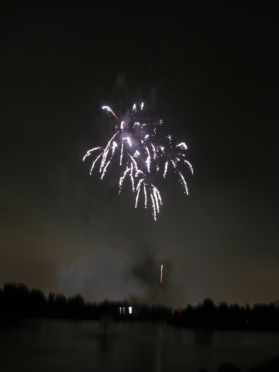 Post dinner fireworks show at ORCC