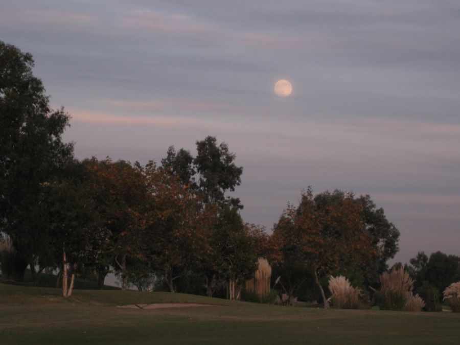 Golfing at ORCC in the wintertime after the time change