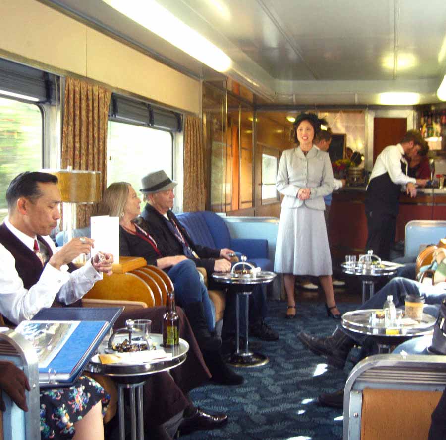 Art Deco Socitey vintage train trip to Santa Barbara November 1st 2014