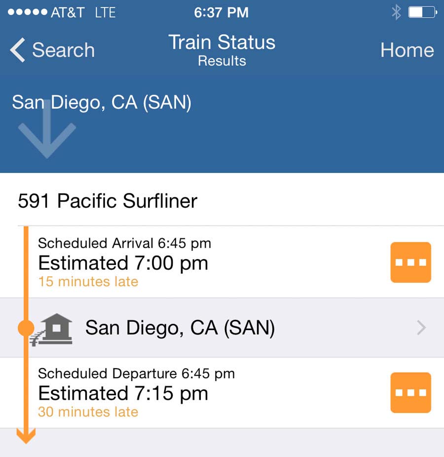 San Diego Train Adventure 5/6/2015