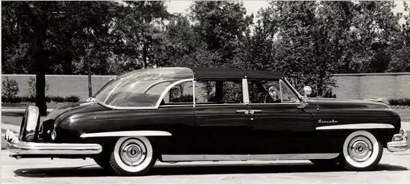 1950 Lincoln with first bubble top - Eisenhower's idea