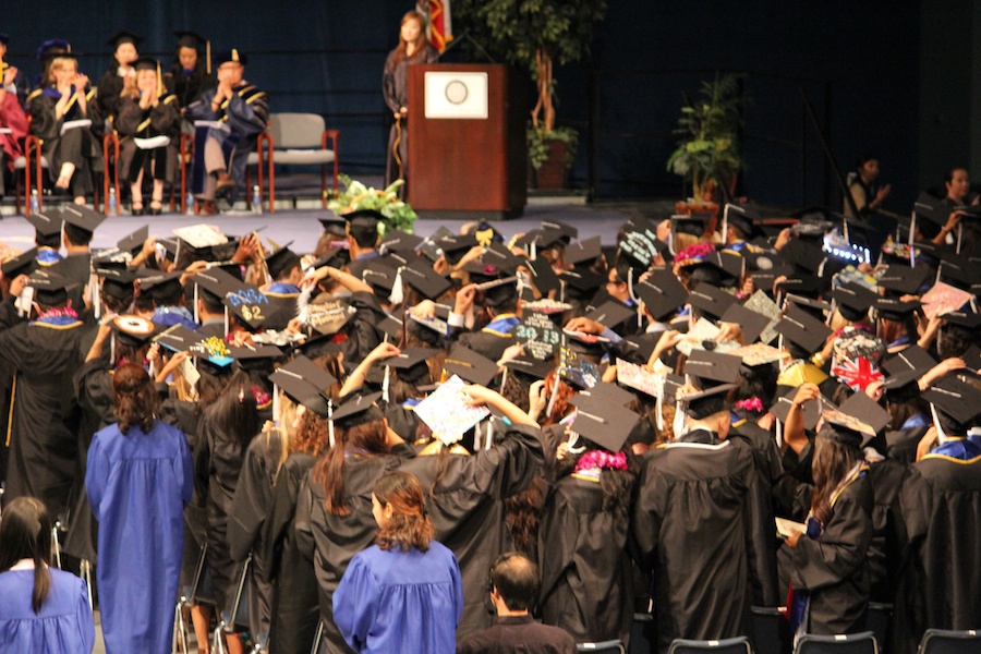 The graduation ceremony