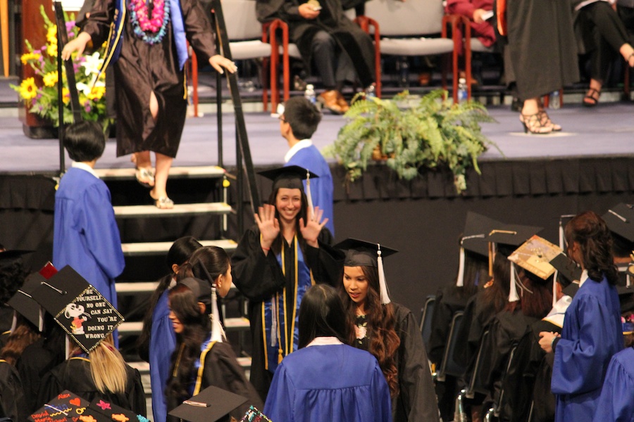 The graduation ceremony