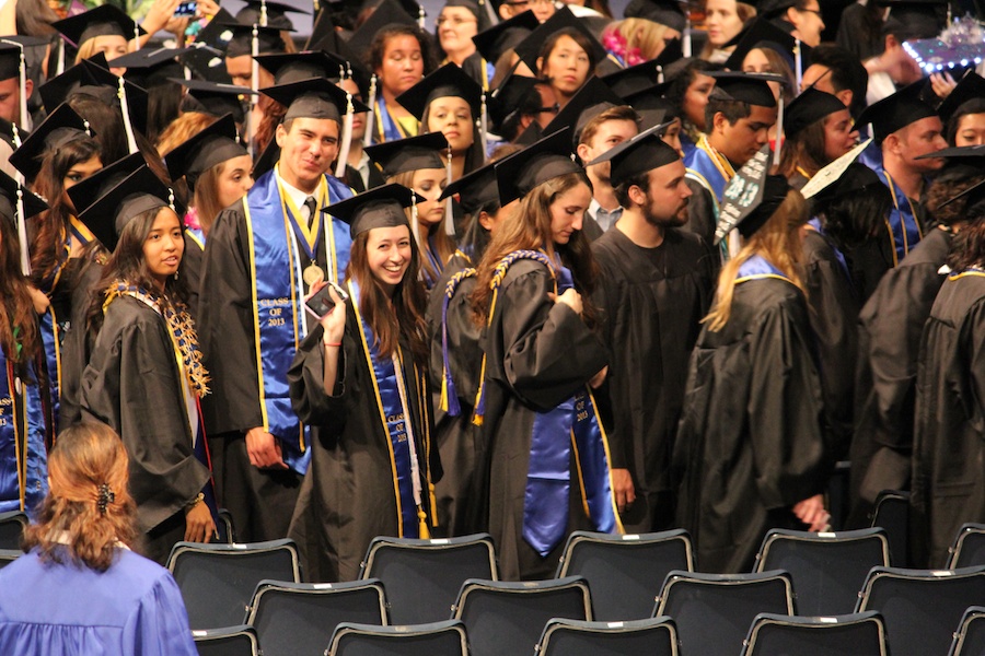 The graduation ceremony