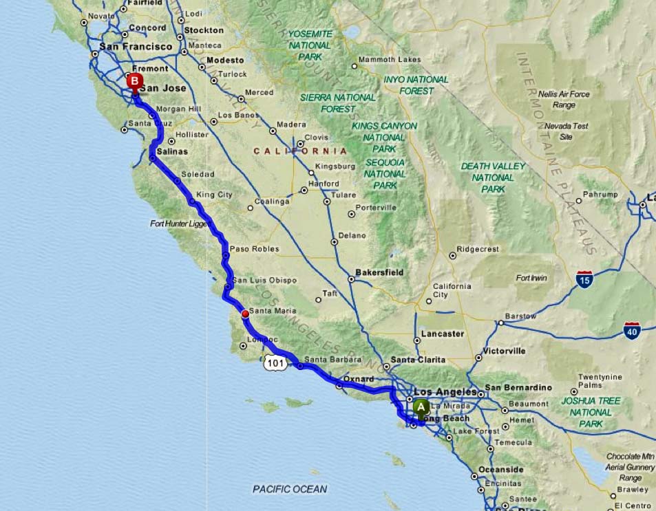 101 Going; 5 and Grapevine returning