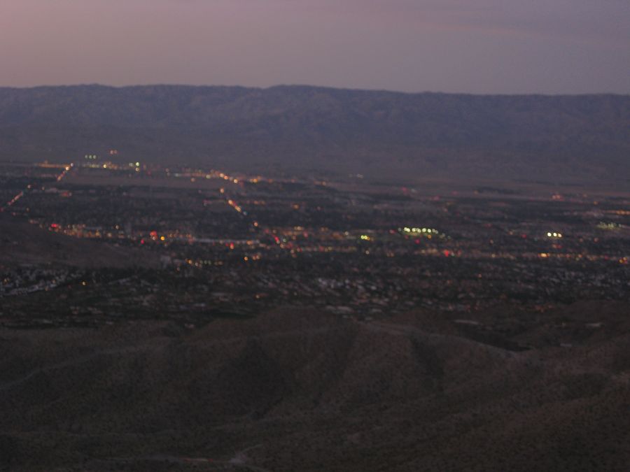 Aerial Tramway with Bunny 3/9/2011