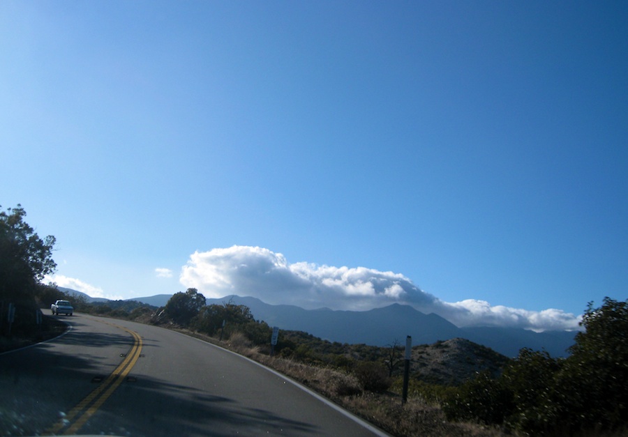 Returning home form the mountains