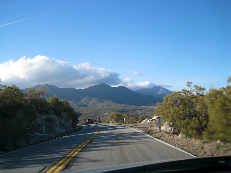 Returning home form the mountains