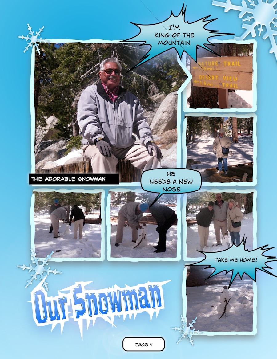 A comic view of the March 2012 Snow Trip