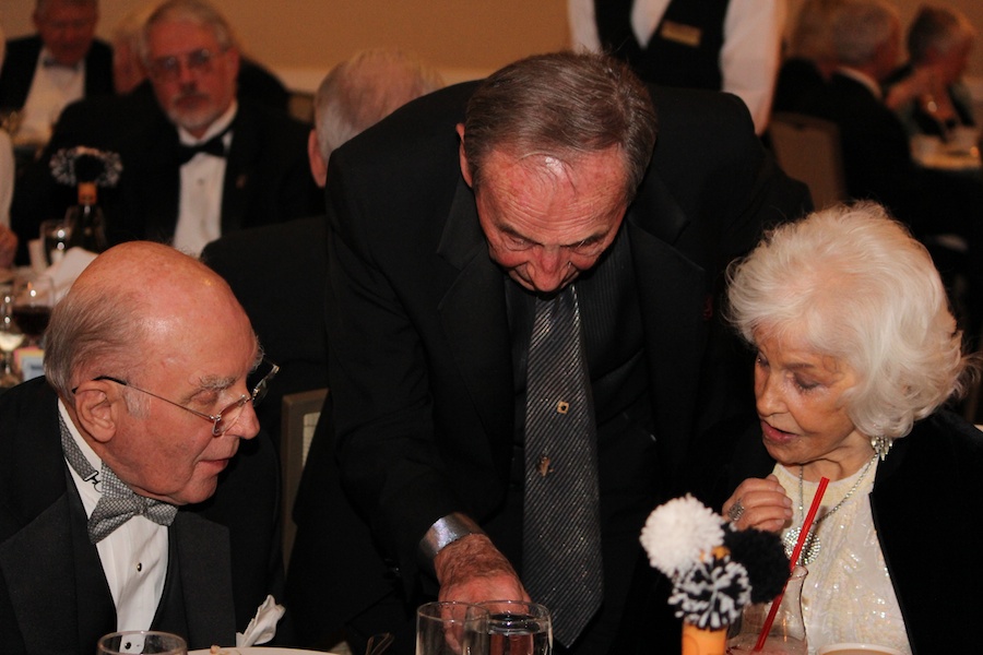 After dinner dancing at the Rondeliers Black and White Ball Januaey 2013