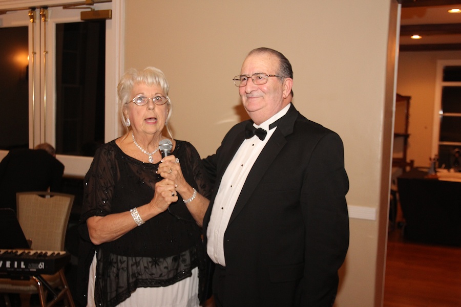 After dinner dancing at the Rondeliers Black and White Ball Januaey 2013