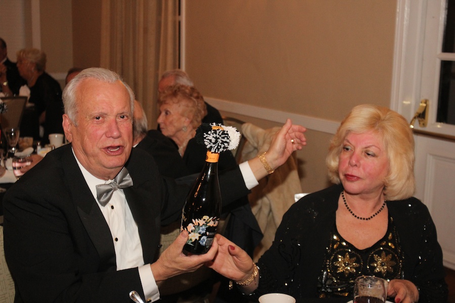 After dinner dancing at the Rondeliers Black and White Ball Januaey 2013