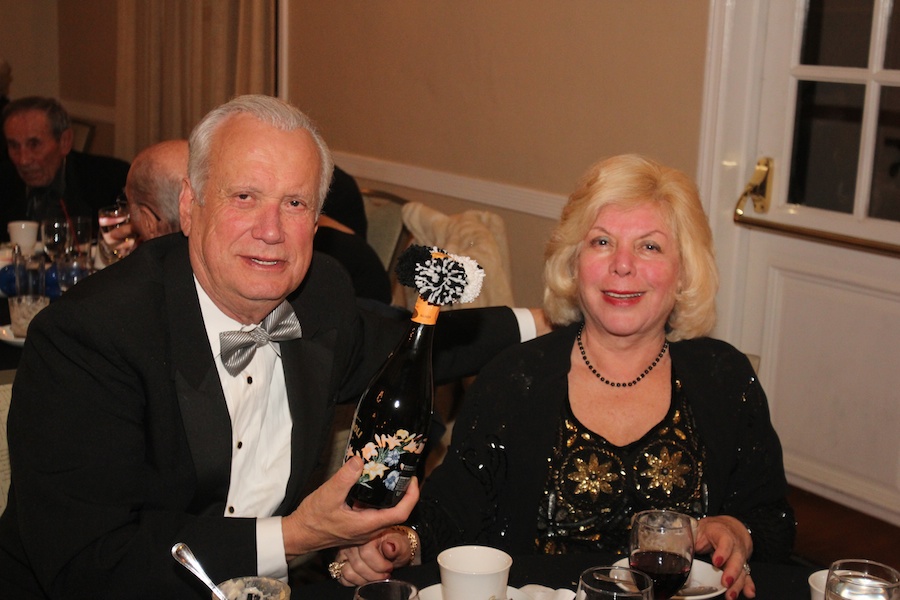 After dinner dancing at the Rondeliers Black and White Ball Januaey 2013