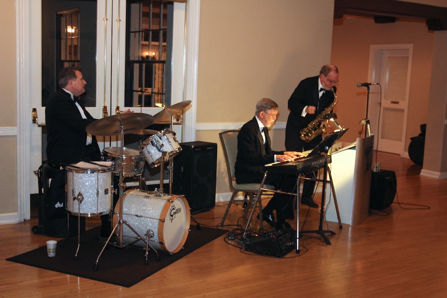 After dinner dancing at the Rondeliers Black and White Ball Januaey 2013