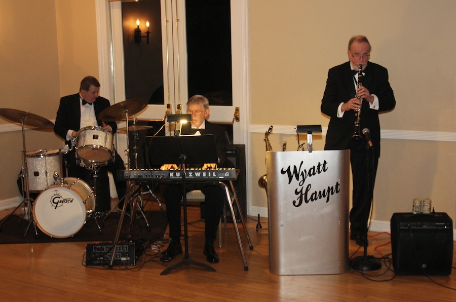After dinner dancing at the Rondeliers Black and White Ball Januaey 2013