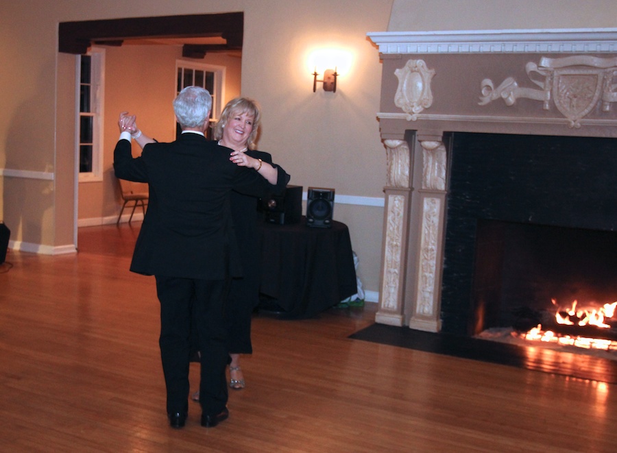 After dinner dancing at the Rondeliers Black and White Ball Januaey 2013